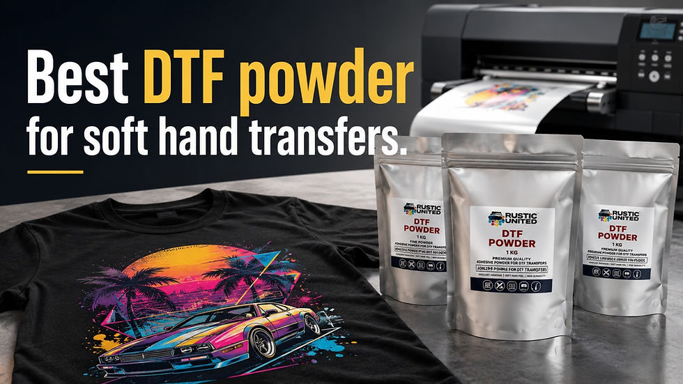 Best DTF Powder for Soft-Hand Transfers: The Key to Softer DTF Prints