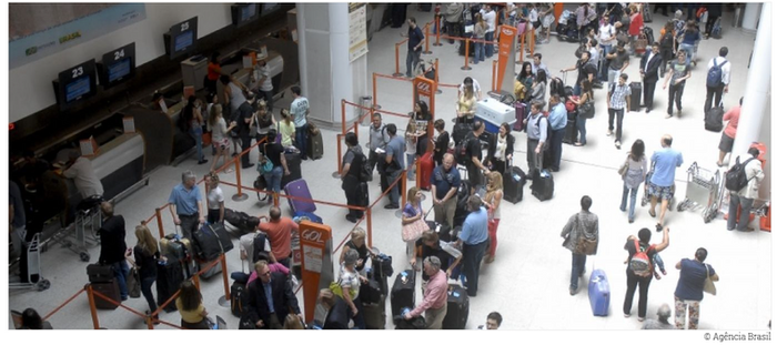 Procedimento de segurança nos aeroportos