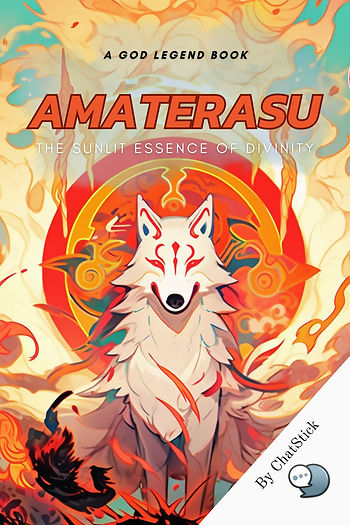 Cover of Amaterasu: The Sunlit Essence of Divinity eBook by ChatStick Team
