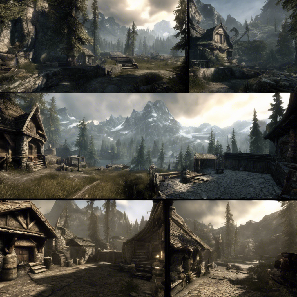 Dragons in Skyrim