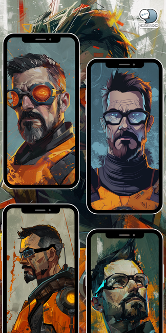 Gordon Freeman Half-Life iPhone Wallpapers & Android Wallpapers | 30 Immersive Sci-Fi Phone Backgrounds