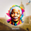 Thumbnail: 100 Nelson Mandela Digital Sticker Clipart Pack - PNG Printable Cliparts Celebrating the Legacy of a Global Icon