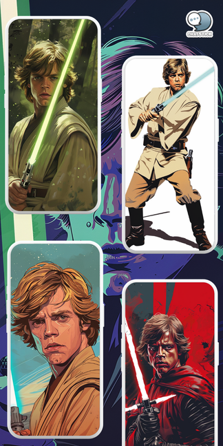 Star Wars Luke Skywalker iPhone Wallpapers & Android Wallpapers | 30 Epic Jedi Phone Backgrounds