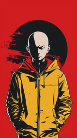 Unleash Your Inner Hero: Exclusive 24 Saitama Fan Art Wallpapers Waiting for You!