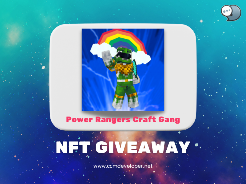 Power Rangers Craft Gang Collection : Super Cool Avatar in MineCraft Character Style : Only 2000 Unique collectction about 7 main rangers of main thems that theses character are originally by ChatStick team and are used in many game in ChatStick Game Studio at : https://chatstickgame.com and play game on iOS : https://apps.apple.com/us/app/bomber-rangers-3d-game/id1234437763   Power Rangers Craft Gang Collection is a limited collection of 2,000 items, all 1/1 editions. None will ever be minted again. First 200 tokens will show with full set characters and items 201 - 2,000 will show with combination of Body,Head,Hat,Arm,Leg then it will many combinations rangers for you with unique.  All 1 - 200 Price start at ( .01 eth - .04 eth by Random) All 201 - 2,000 Price range origially ( .001 eth - .01 eth by Random)  For Play the game with this collection project here : https://chatstickgame.com/category/by-chatstick More NFTs and our GameFi Project here : https://www.ccmdeveloper.net/ 