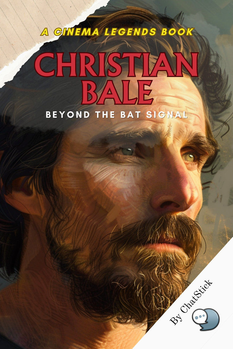 ปกหนังสือ Christian Bale: Beyond the Bat Signal อีบุ๊กชีวประวัติคริสเตียน เบล โดย ChatStick Team