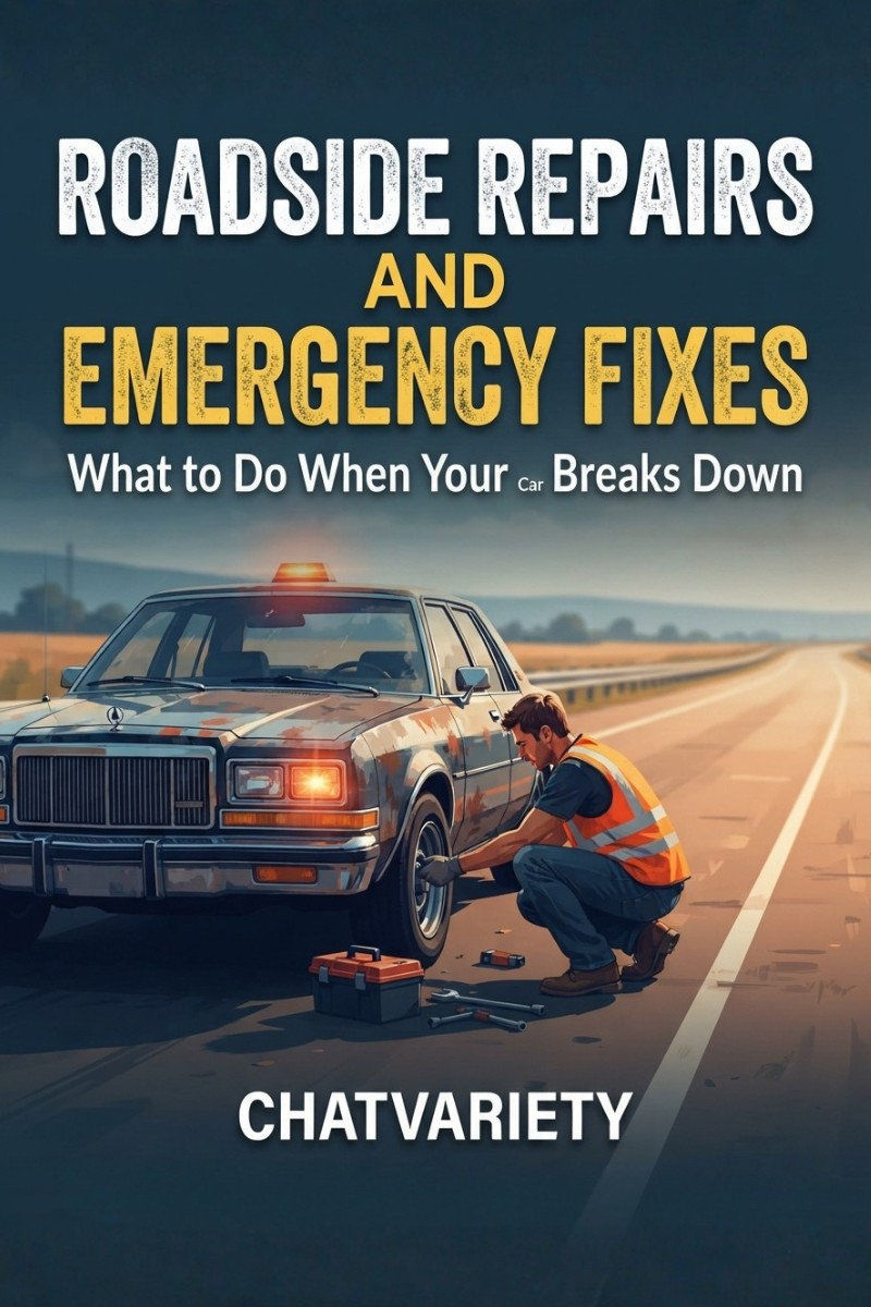 Cover of Roadside Repairs and Emergency Fixes eBook by ChatStick Team