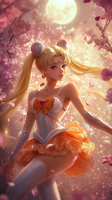Unveiling the Magic: The Unknown Story of Usagi Tsukino Sailor Moon iPhone Wallpapers and Android Wallpapers Set
