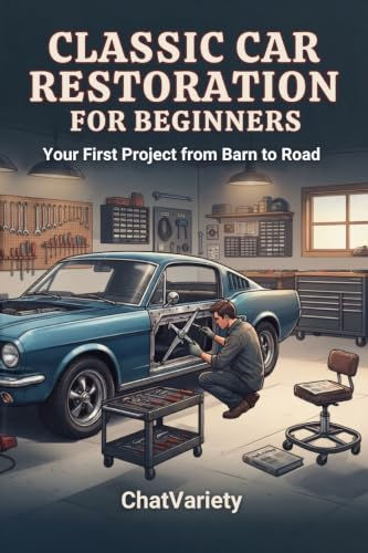 Classic Car Restoration for Beginners book cover by ChatVariety Team
