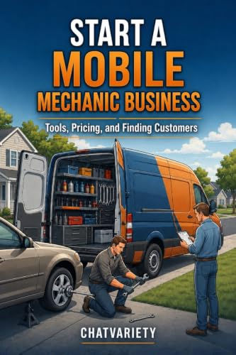 ChatVariety Team 著作 Start a Mobile Mechanic Business: Tools, Pricing, and Finding Customers 書籍封面