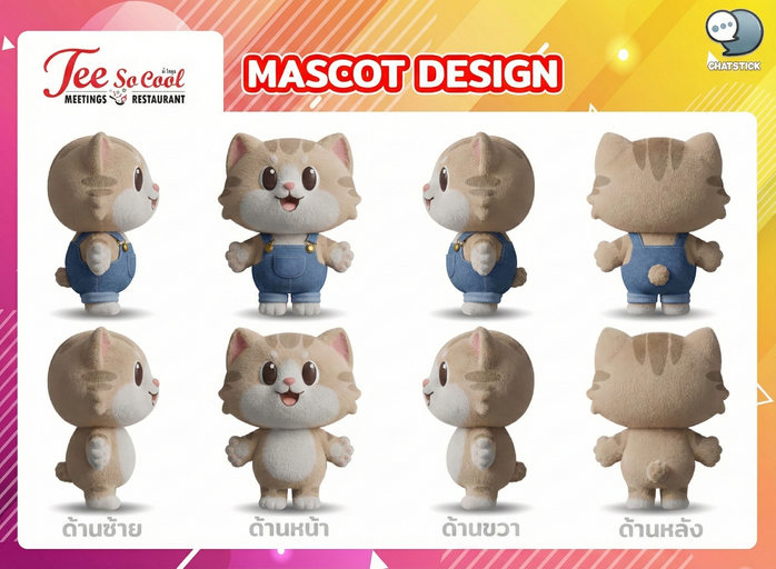 ออกแบบมาสคอต by ChatStick