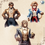 Thumbnail: 180 Victorian Monkey Superhero Watercolor Cliparts - Digital Printable PNGs with Transparent Background - 300 DPI​​​​​​​