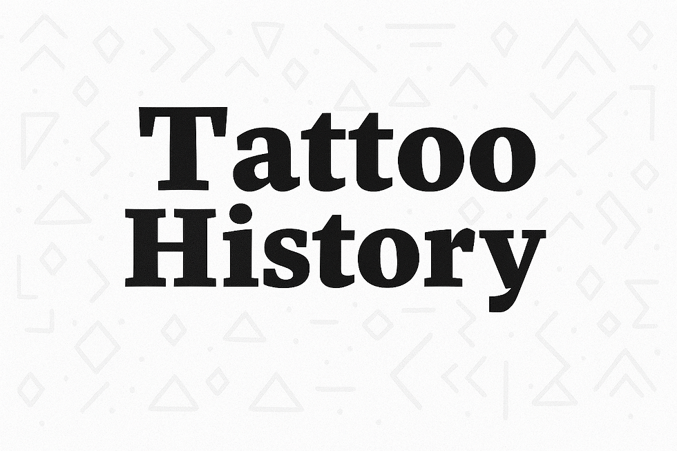 บทความเกี่ยวกับประวัติศาสตร์รอยสัก