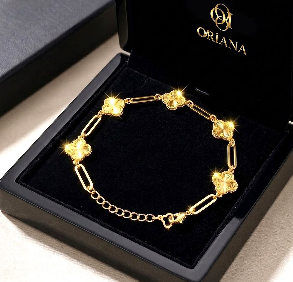 Thumbnail: Aurelia Clover Luxe Bracelet