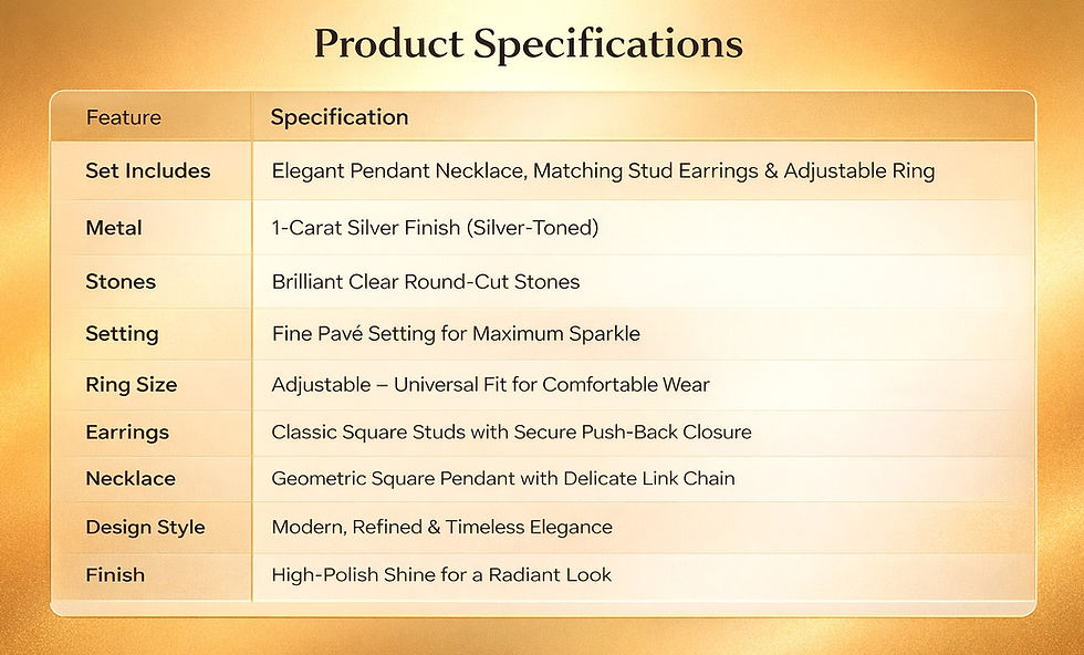 Thumbnail: Oriana Signature Sparkle Set