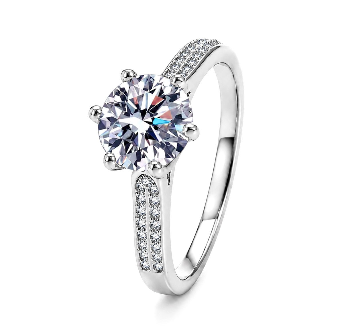Adjustable Celestia Luxe Solitaire Promise Ring