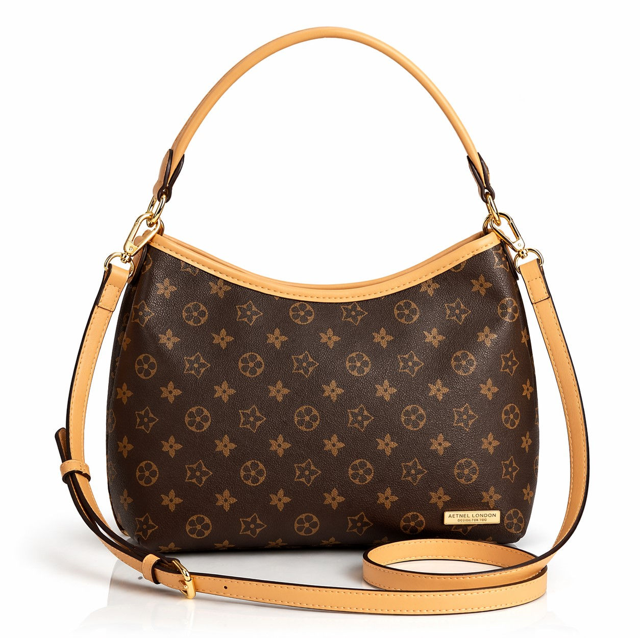 Aurelia Monogram Luxe Shoulder Bag