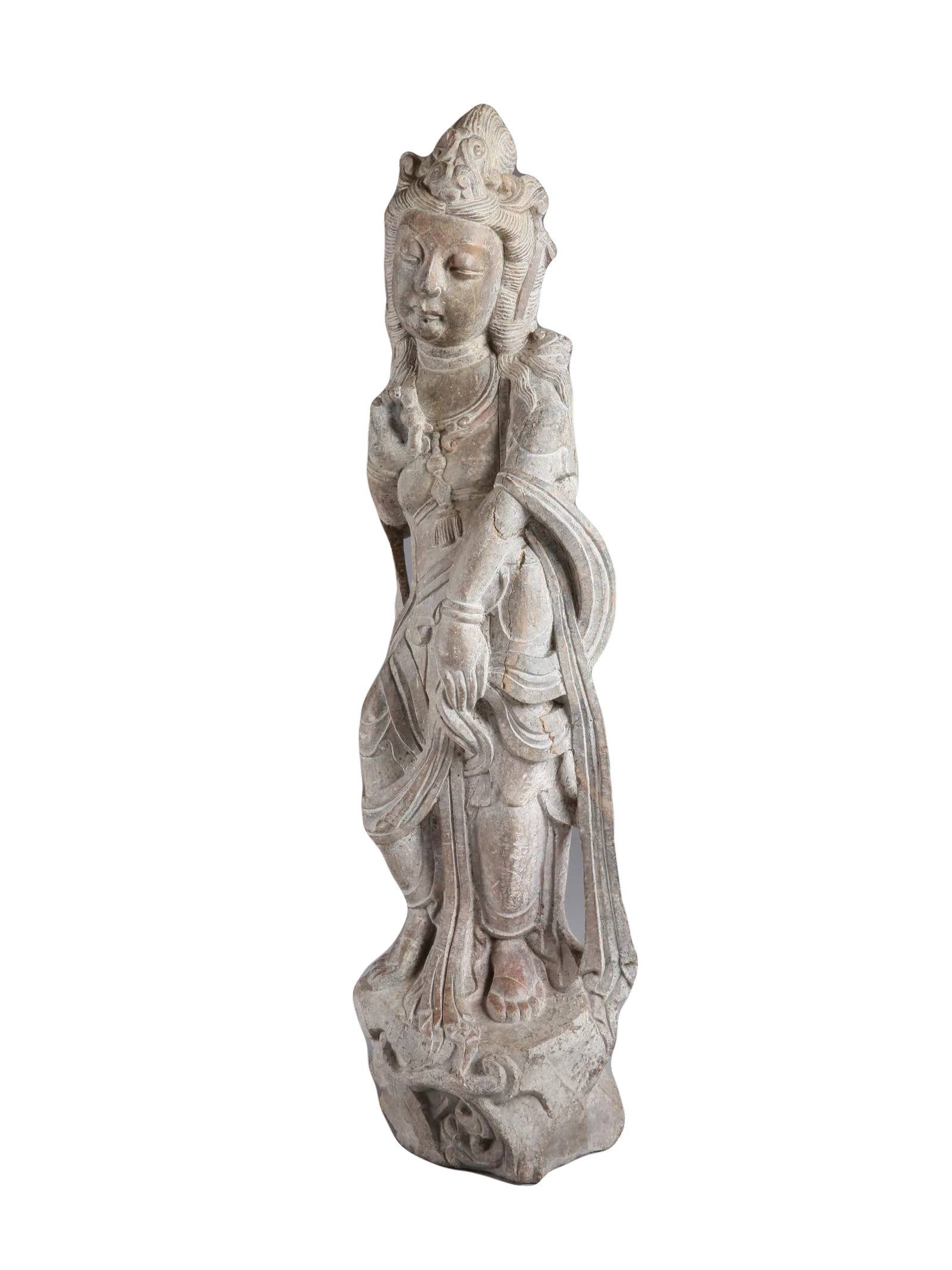 Antique Chinese stone statue