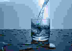 clean clear cold drink