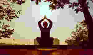silhouette of man at daytime