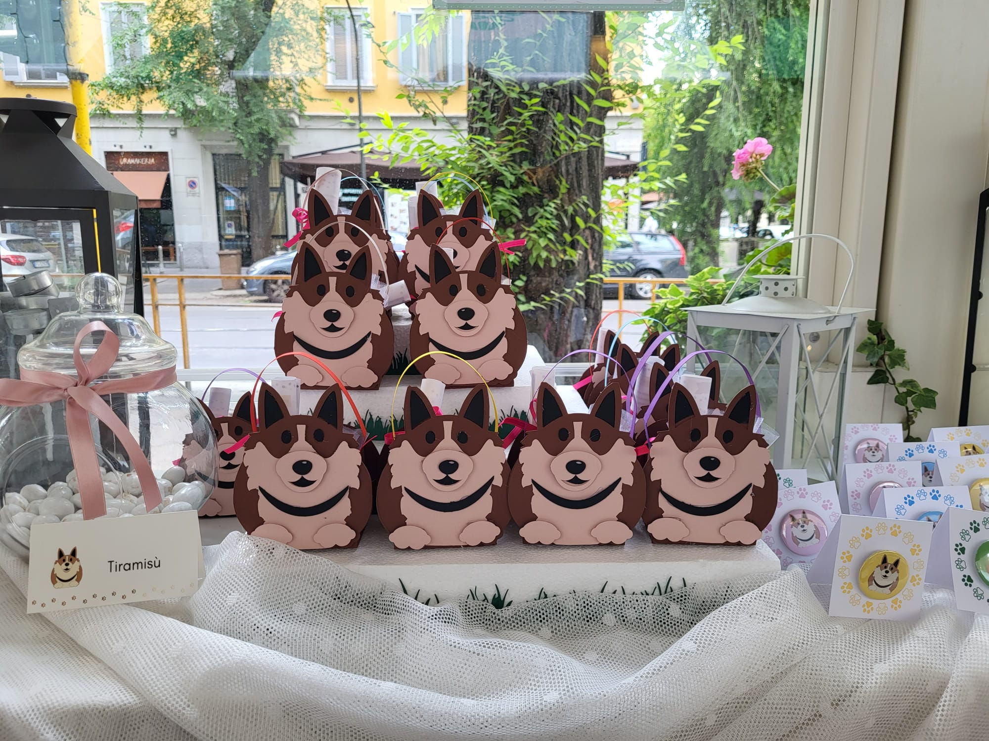 Borsetta a forma di Corgie