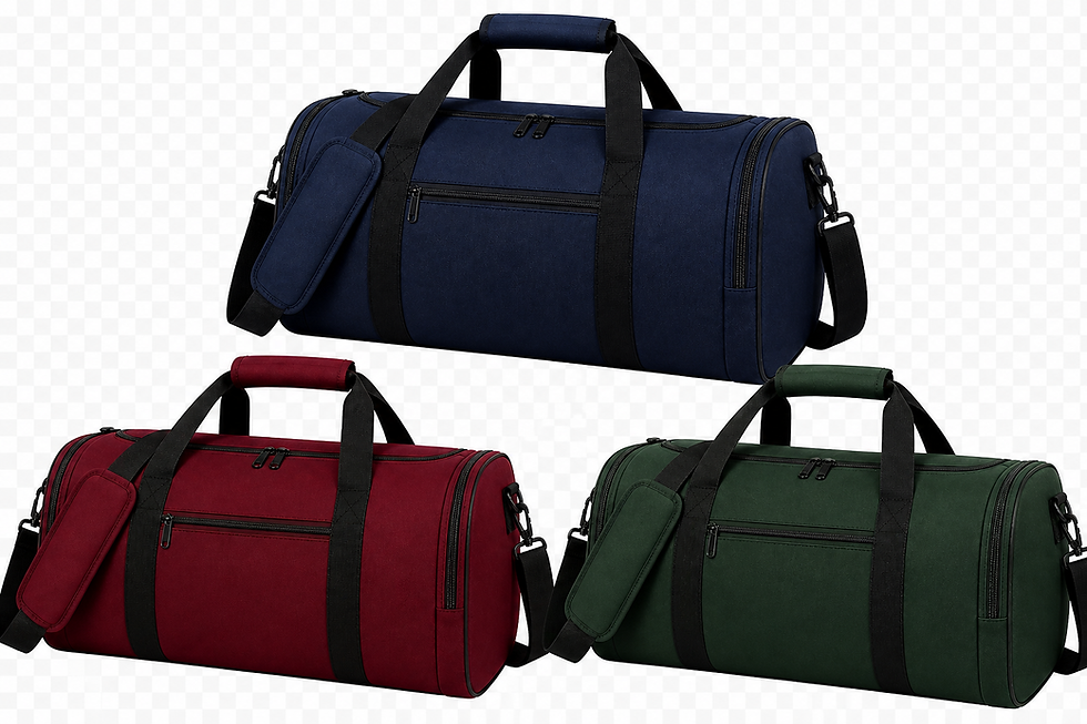 Thumbnail: 🖤 Medium Masonic Legacy Duffle Bag – Built for Brotherhood