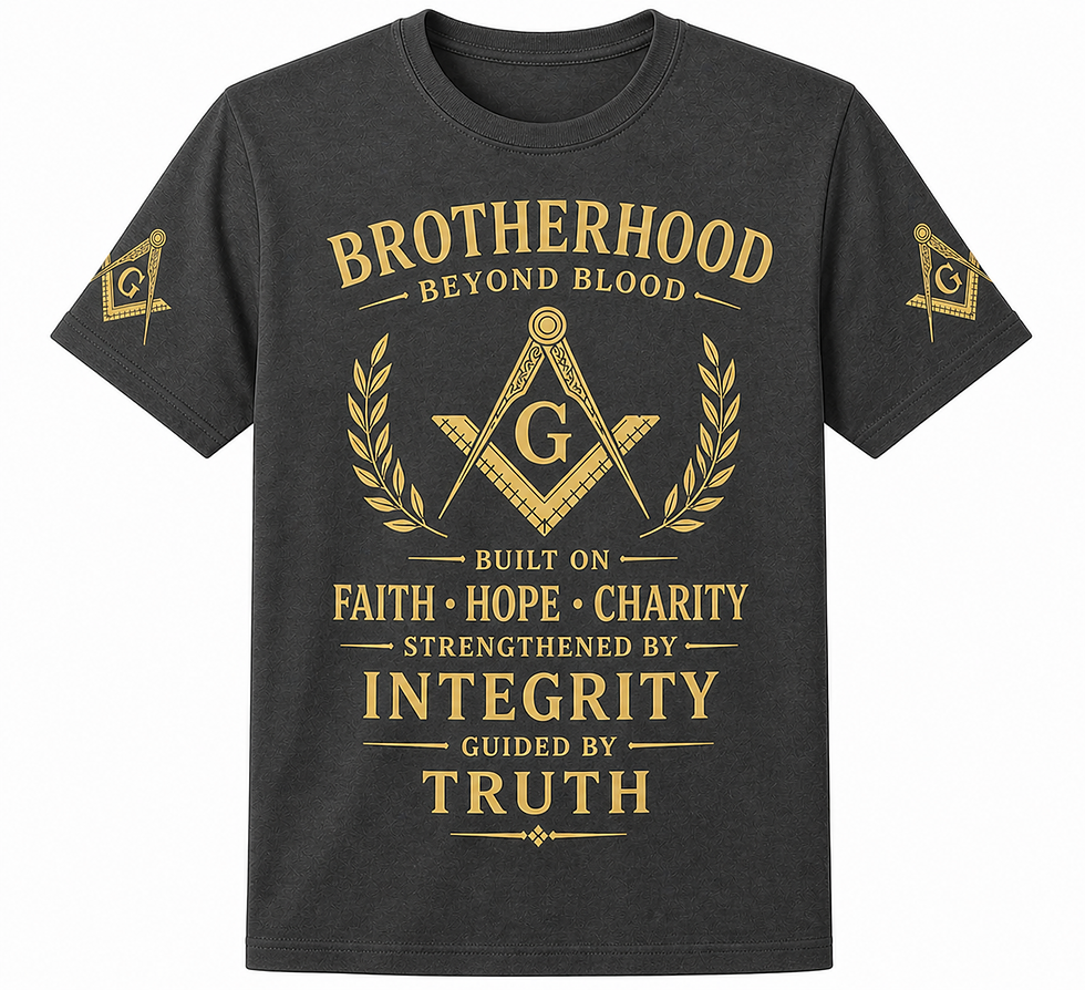 Thumbnail: Brotherhood Masonic T-Shirt – Classic Fit