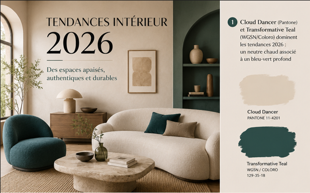 Couleurs et matières 2026 : ce qui va transformer nos intérieurs
