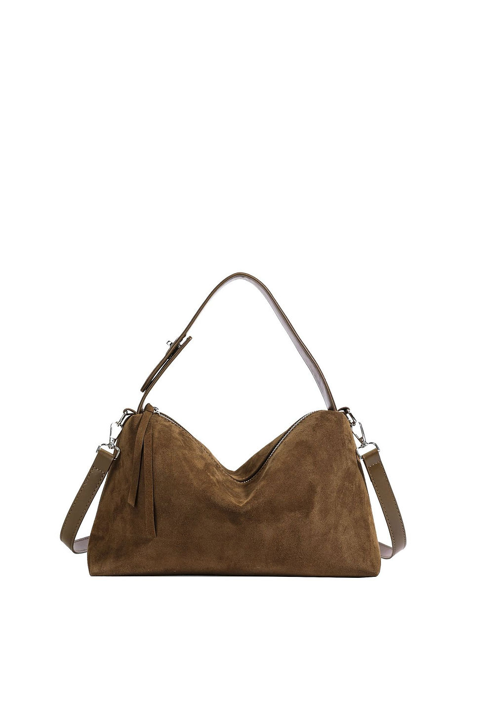 Thumbnail: Womens Frosted Leather Crossbody Bag