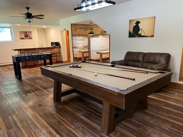 Billiard table or foosball the family fun will be epic