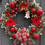 Thumbnail: Handmade Christmas - Christmas Door Wreath in Reds & Greens
