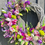 Thumbnail: Handmade Large Purple Tulip Mixed  Wreath