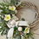 Thumbnail: Handmade Christmas Wreath in white & greens 