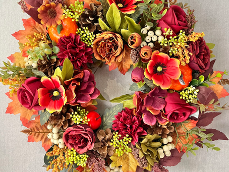 Excited to Show You My New Autumn Wreaths in stock