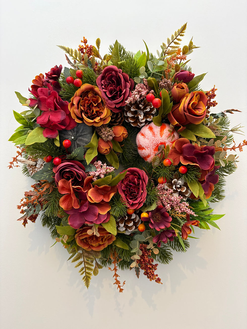 Thumbnail:  Autumn “Cute Pumpkin” Wreath 