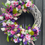 Thumbnail: Handmade Large Purple Tulip Mixed  Wreath