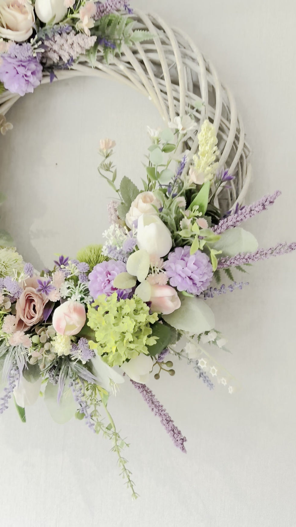 Thumbnail: Handmade Summer Cottage Garden Wreath 