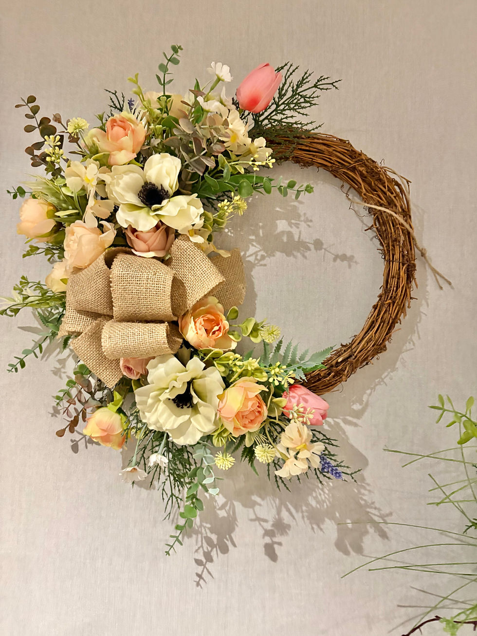 Thumbnail: Handmade Spring Vine Wreath 