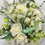 Thumbnail: "Whispers of Love - Hand-Tied Cream & Sage Wedding Flowers