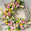 Thumbnail: Handmade spring floral wreath