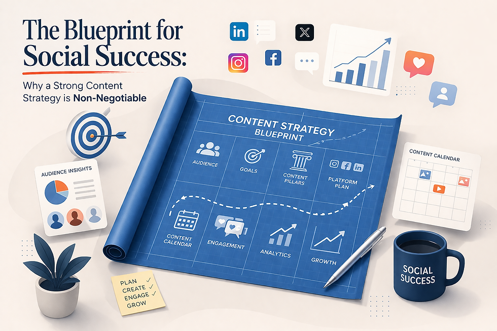 The Blueprint for Social Success: Why a Strong Content Strategy is Non-Negotiable