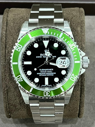 Kermit Rolex Submariner Bisel Verde Rolex Submariner 16610LV