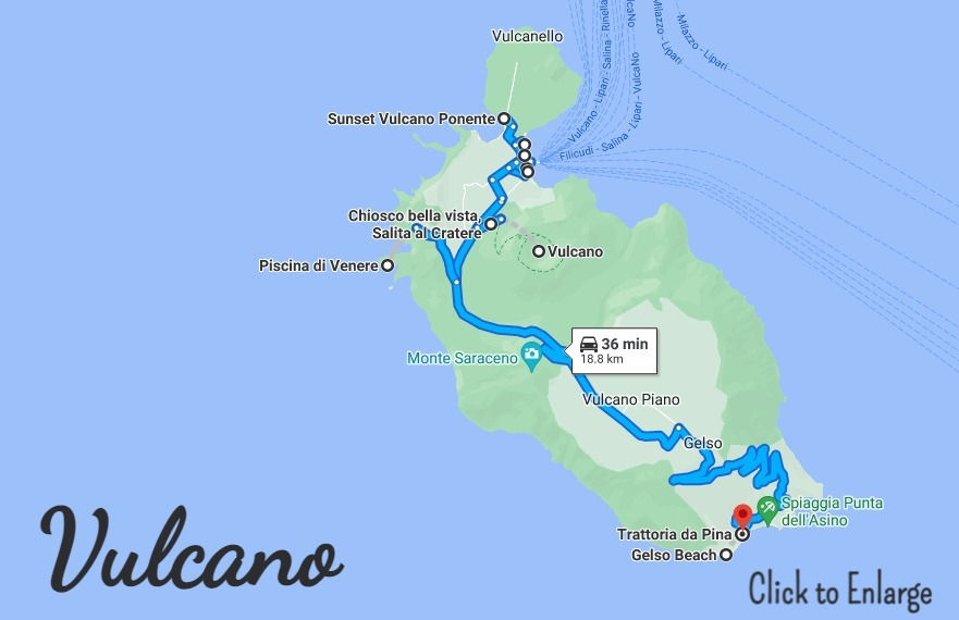 Vulcano the original volcano Aeolian Islands Italy climb beach healing mud