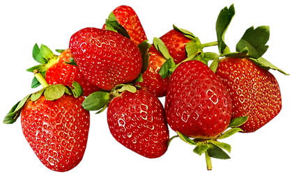 strawberries- red delicious Wimbledon cream representing June