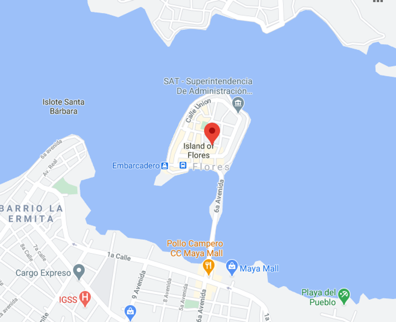 A map of the islands and route of the trip