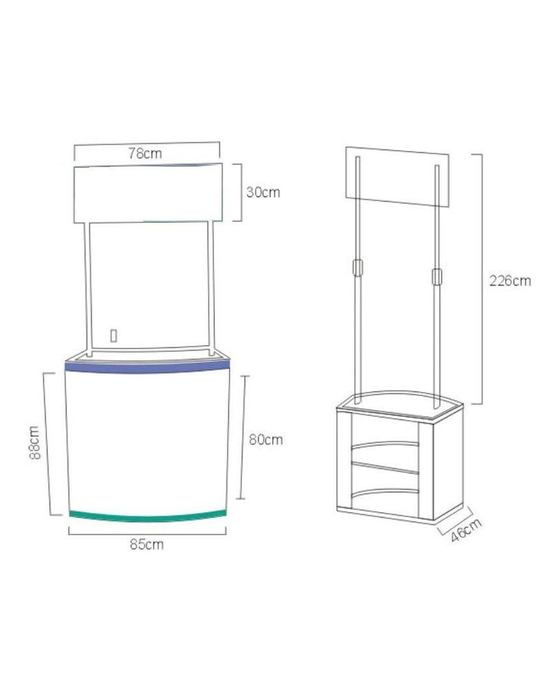 Promotional Promo Table | Promotion Counter | Trade Show Display Table