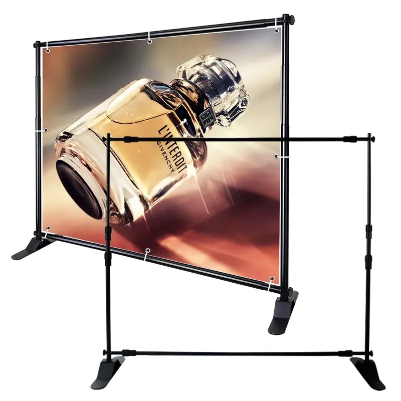 Photo Backdrop Stand 3.3*3.3m Banner Holder Adjustable Photography Poster Stand