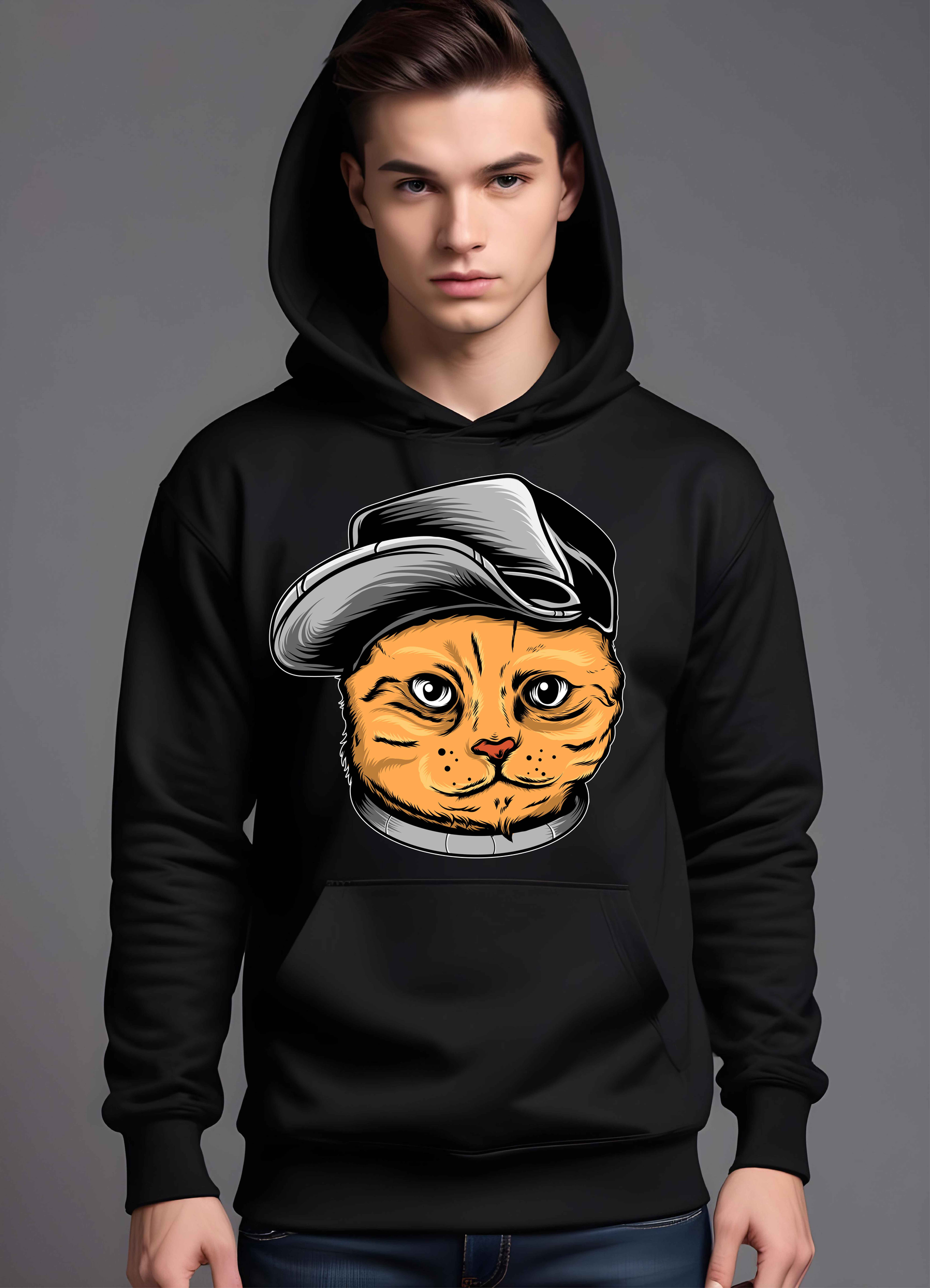 "Pop Culture Meets Comfort in Our Printed Hoodies"