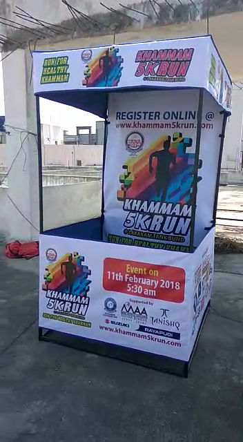 Thumbnail: 4 feet Plain Waterproof Promotional Demo Tent - Marketing demo tent