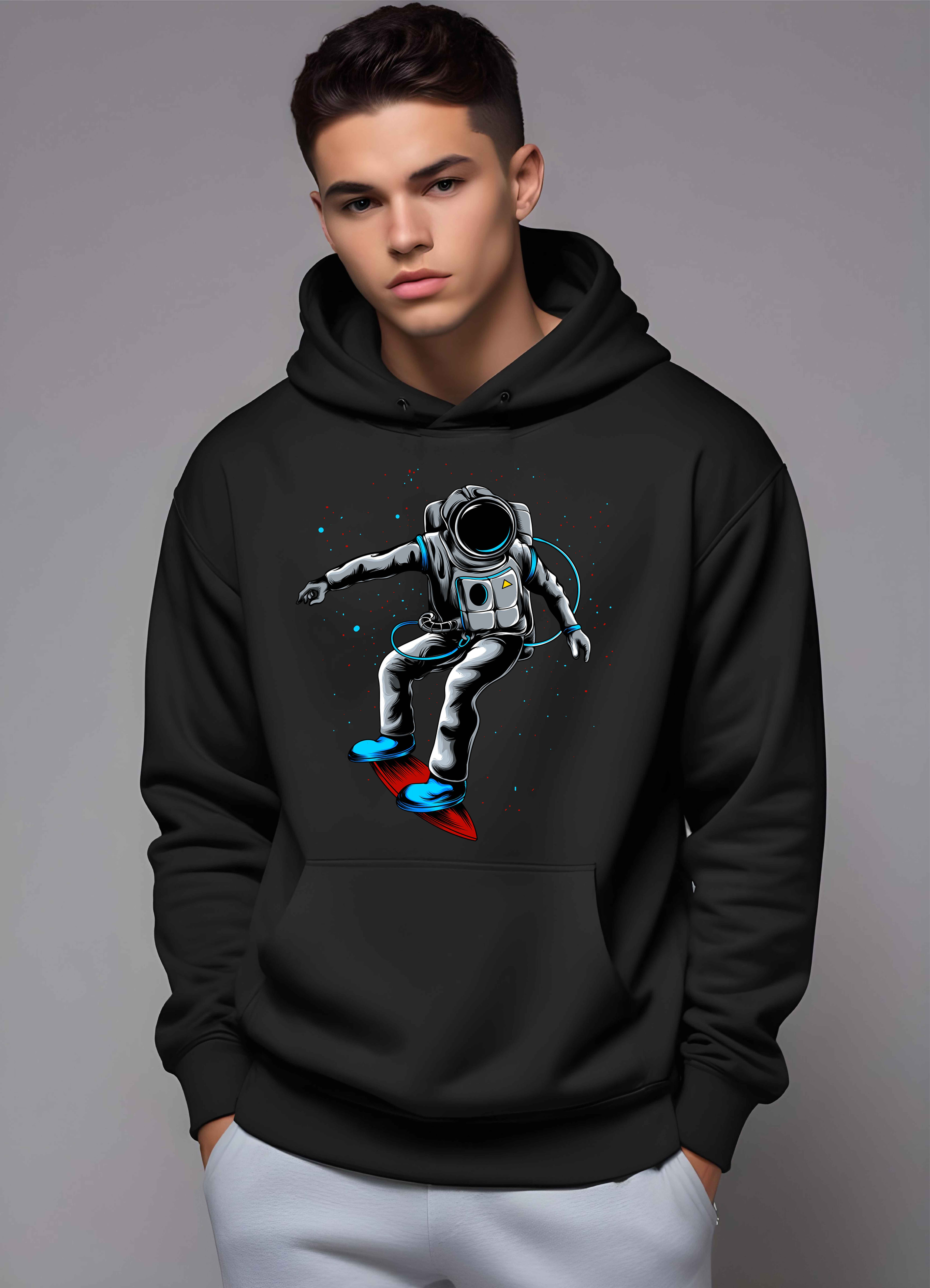 "Snuggle Up in Style with Printed Hoodies"